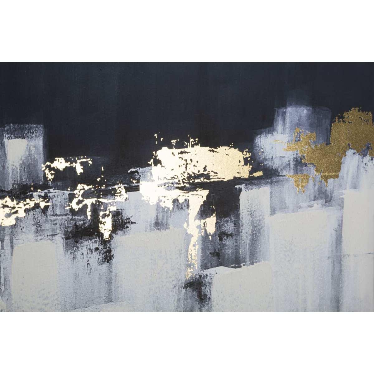 Quadro Stampa Dipinta Cubix cm.80x3x120 |Mauro Ferretti