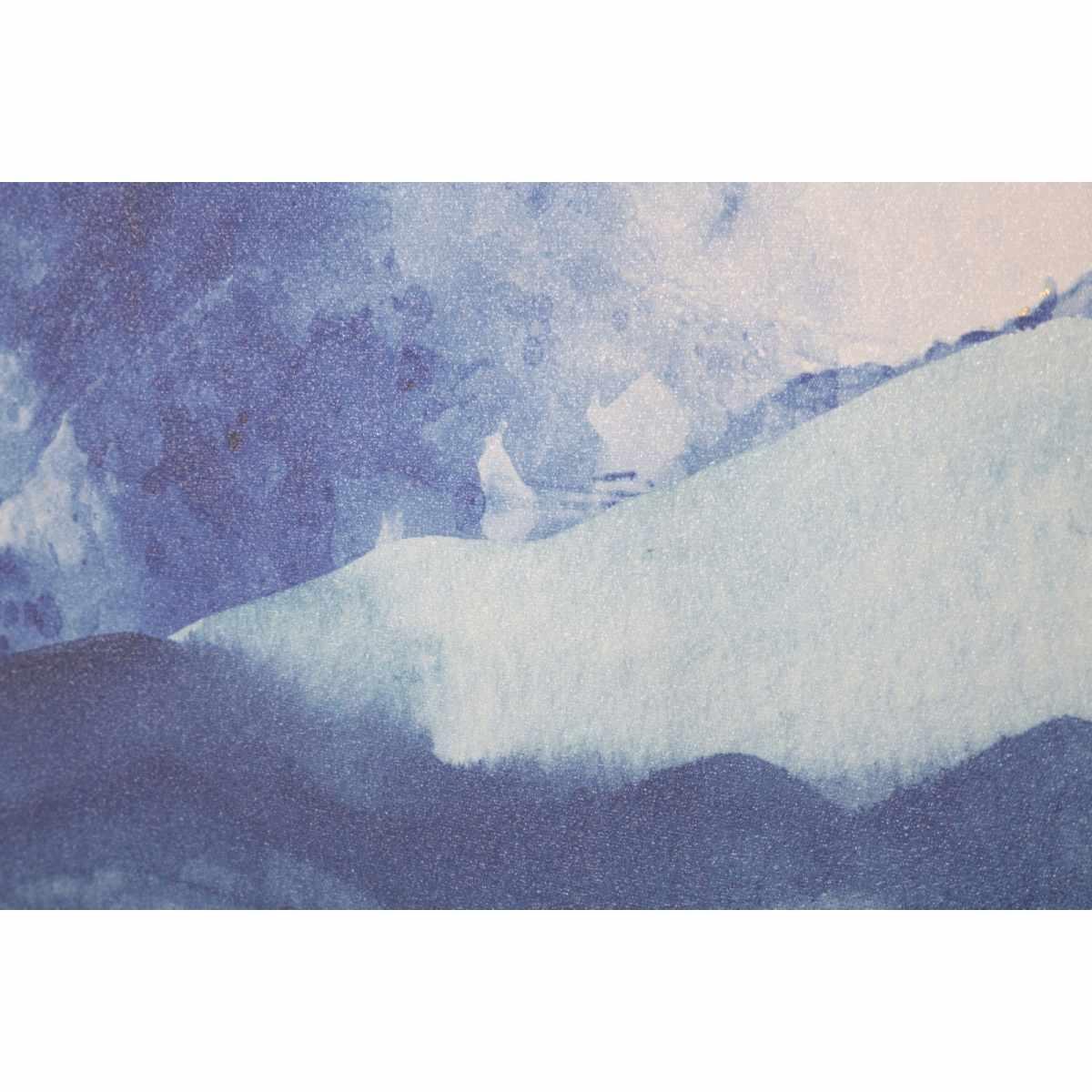 Quadro Stampa Dipinta Mountain cm.80x3x120 |Mauro Ferretti