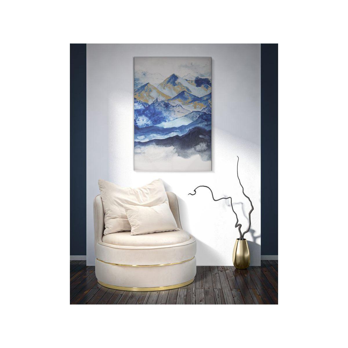 Quadro Stampa Dipinta Mountain cm.80x3x120 |Mauro Ferretti