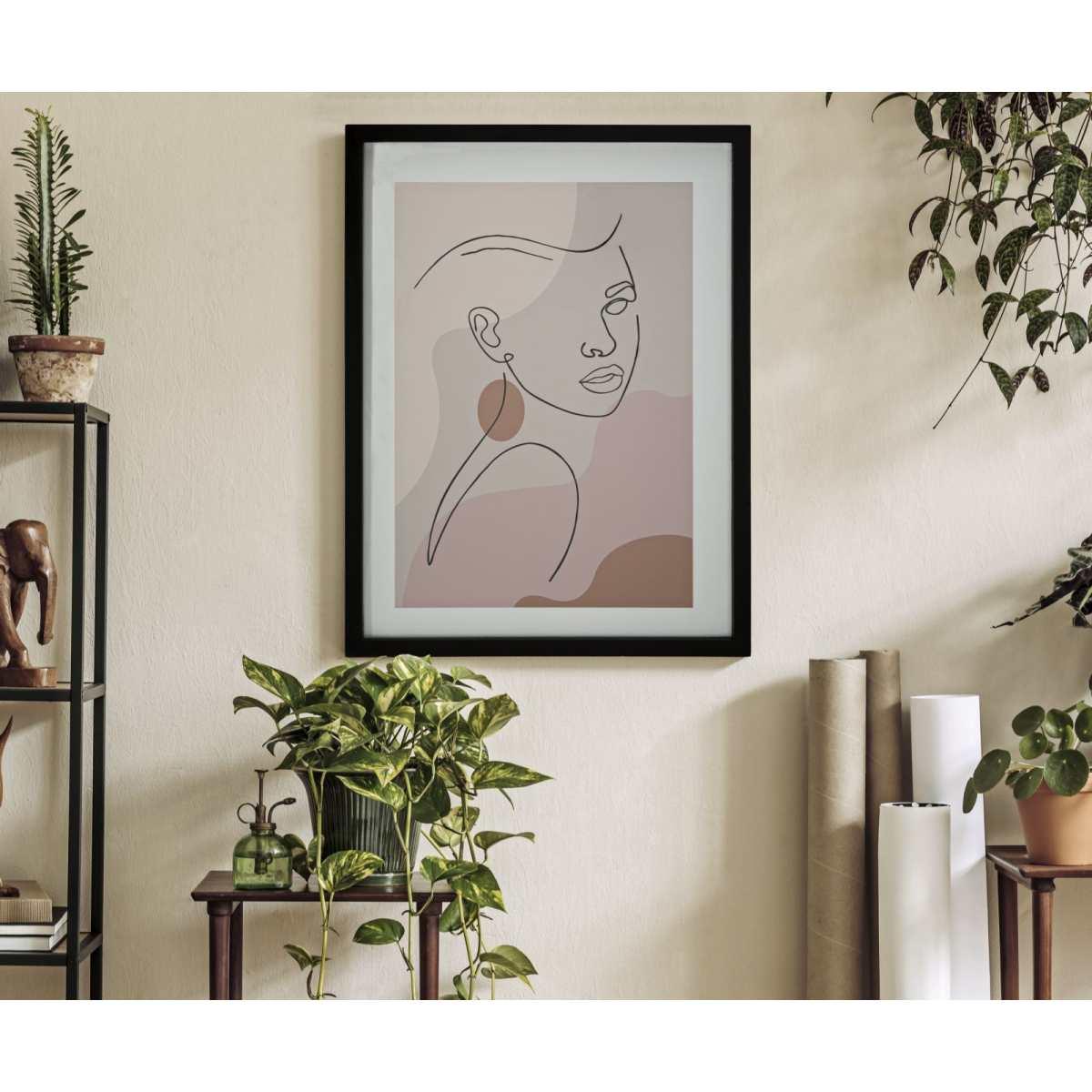 Quadro Stampa con Cornice Face mod.C cm.35x2x47 | Mauro Ferretti