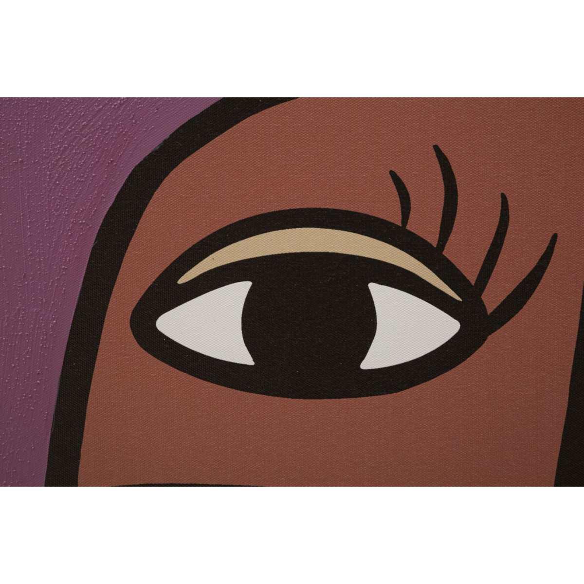 Quadro Stampa Dipinta Faces New mod.A cm.60x3x90 | Mauro Ferretti