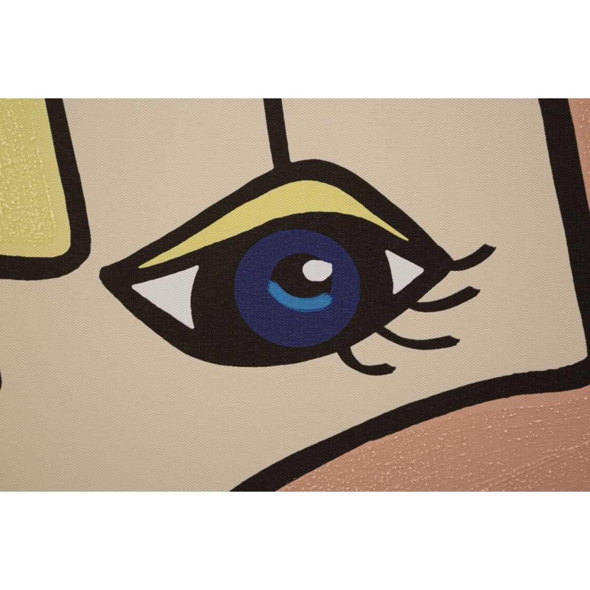 Quadro Stampa Dipinta Faces New mod.B cm.60x3x90 | Mauro Ferretti