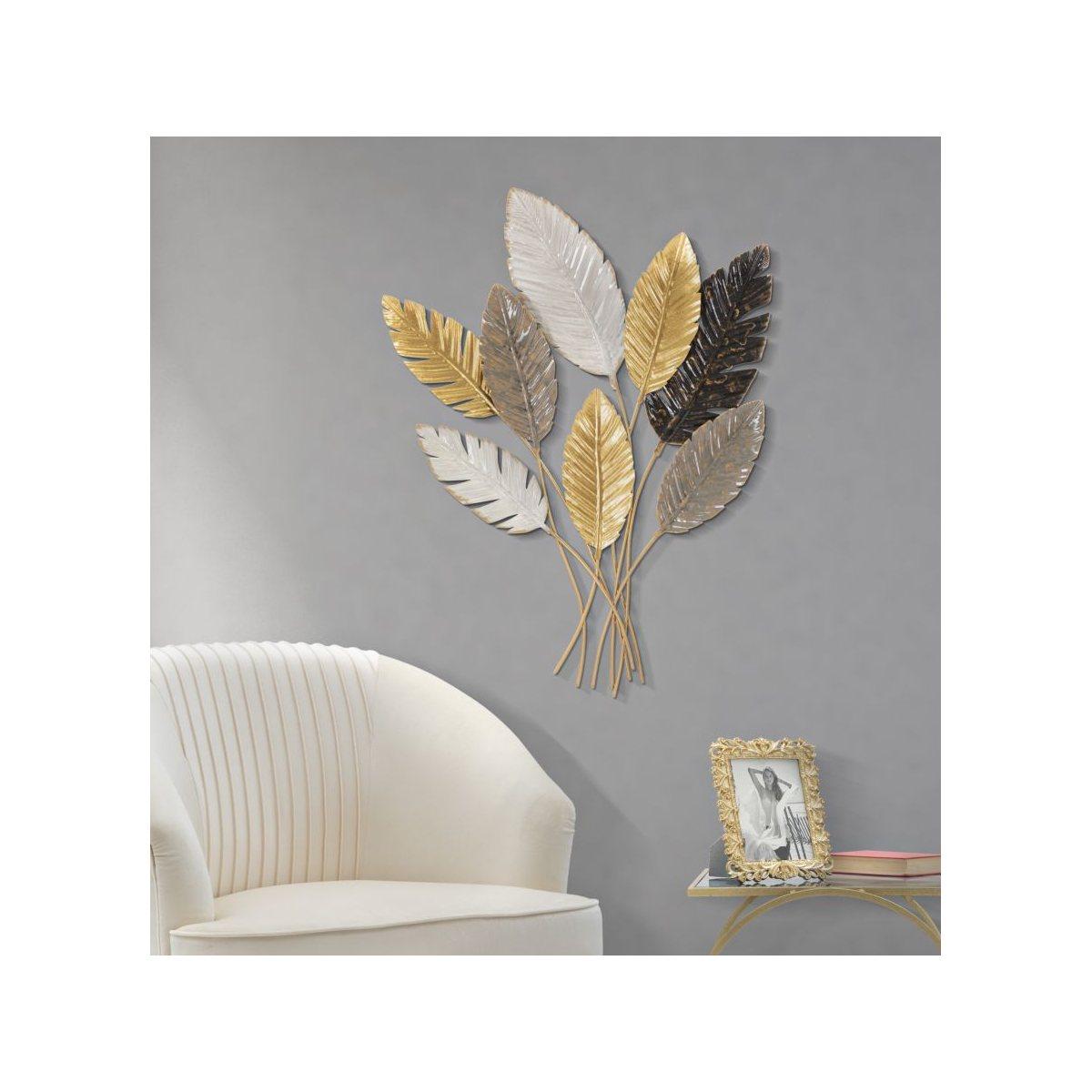 Quadro Pannello In Ferro Palmy cm.73x6x93 |Mauro Ferretti