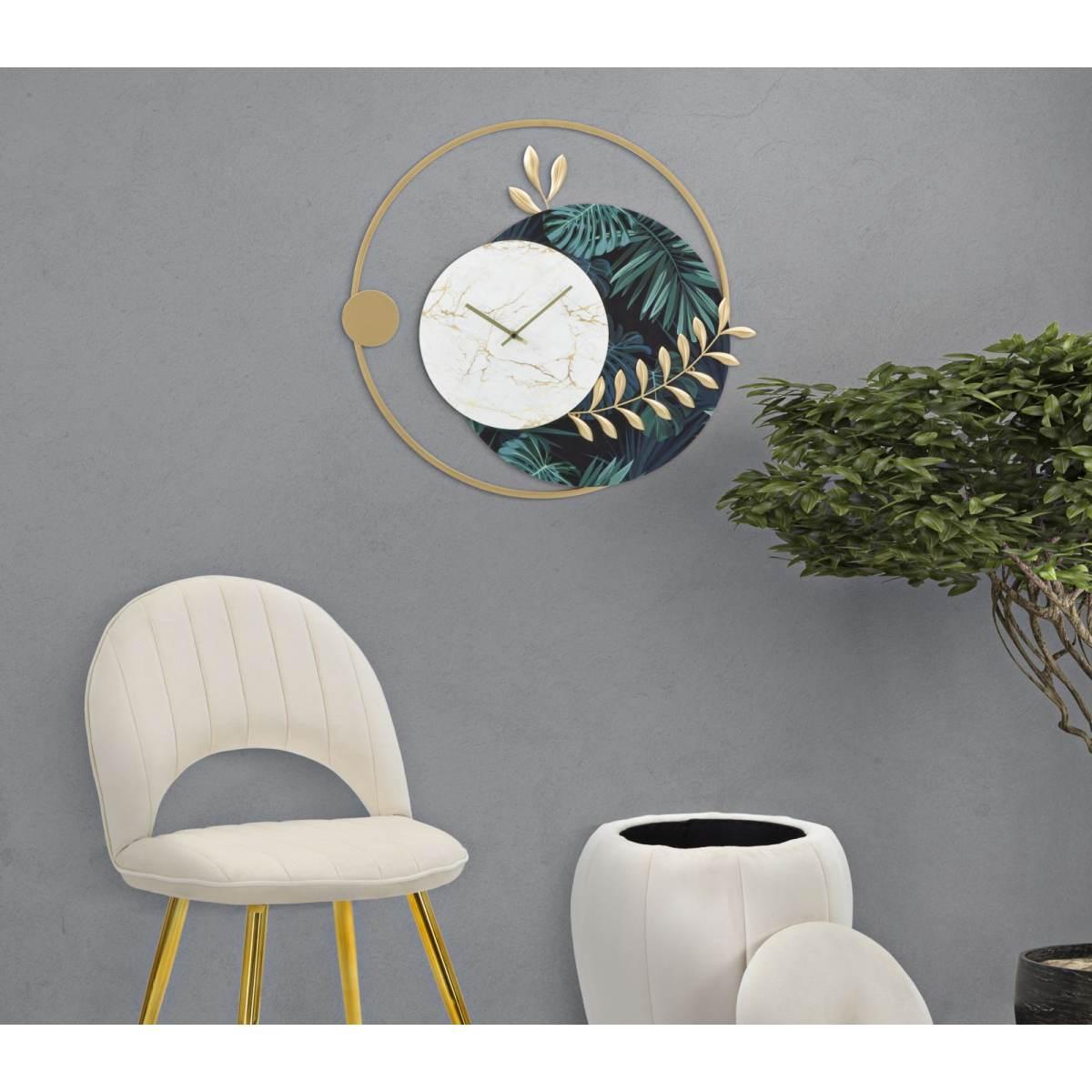 Orologio muro roundy green 65 x 4,5 x 60 cm