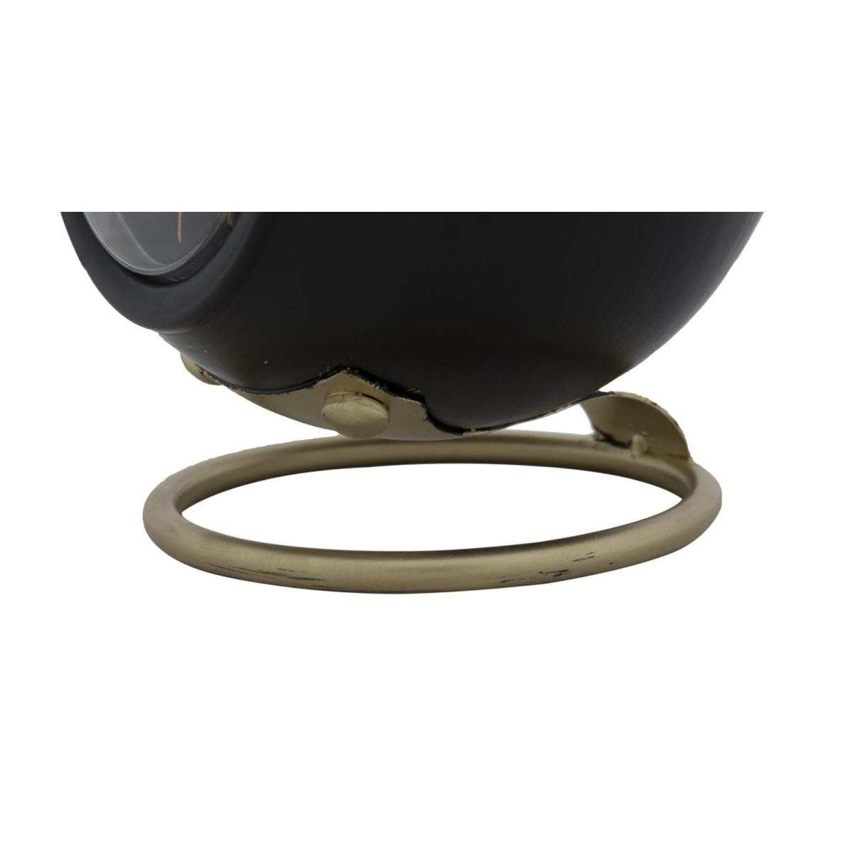 Orologio Tavolo Ball Nero cm.16x13x19 | Mauro Ferretti