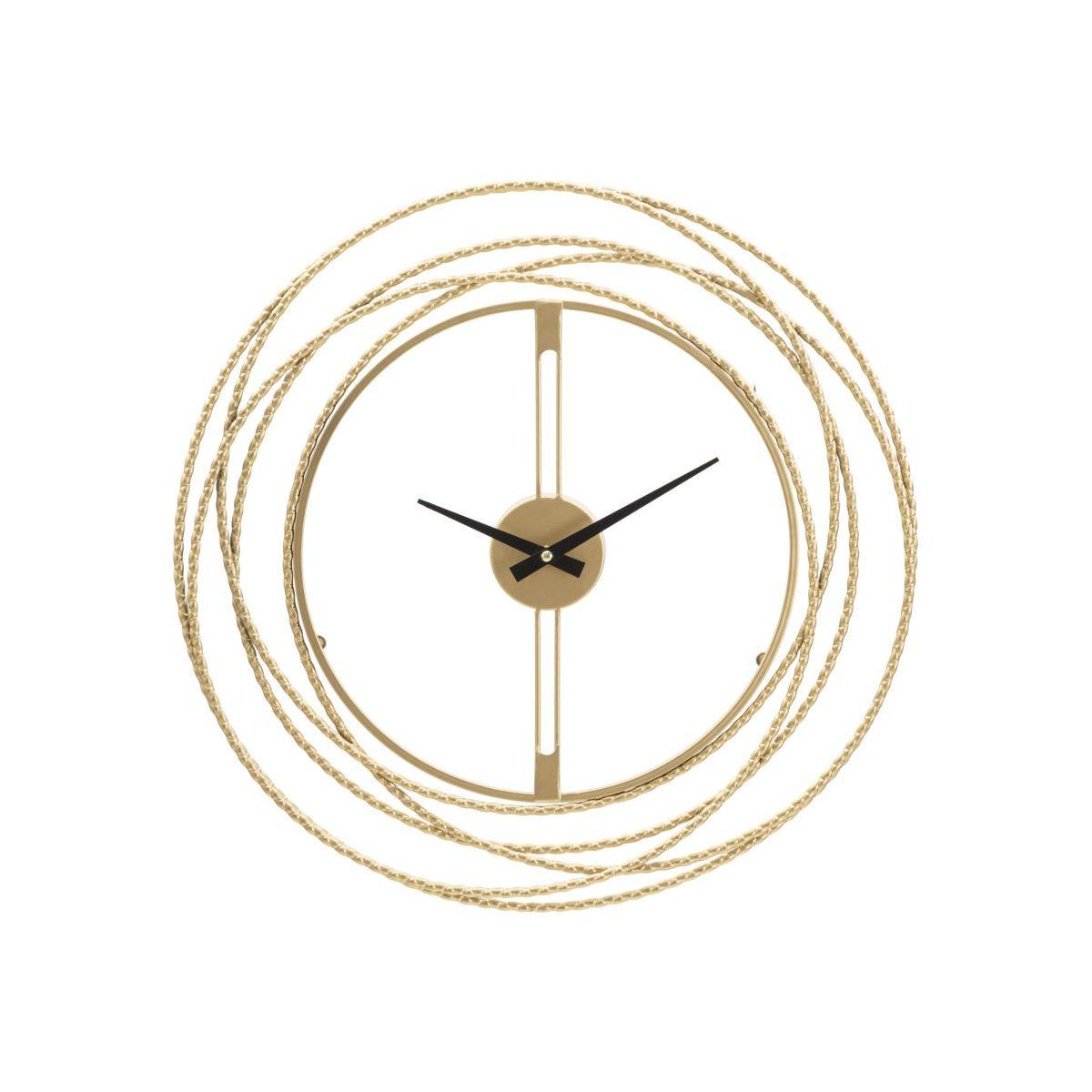 Orologio muro gold strips