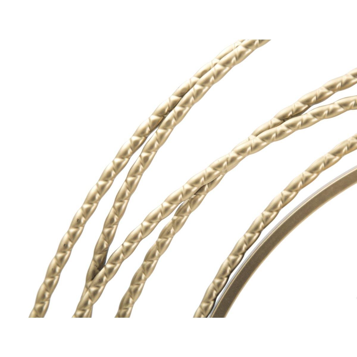 Orologio muro gold strips