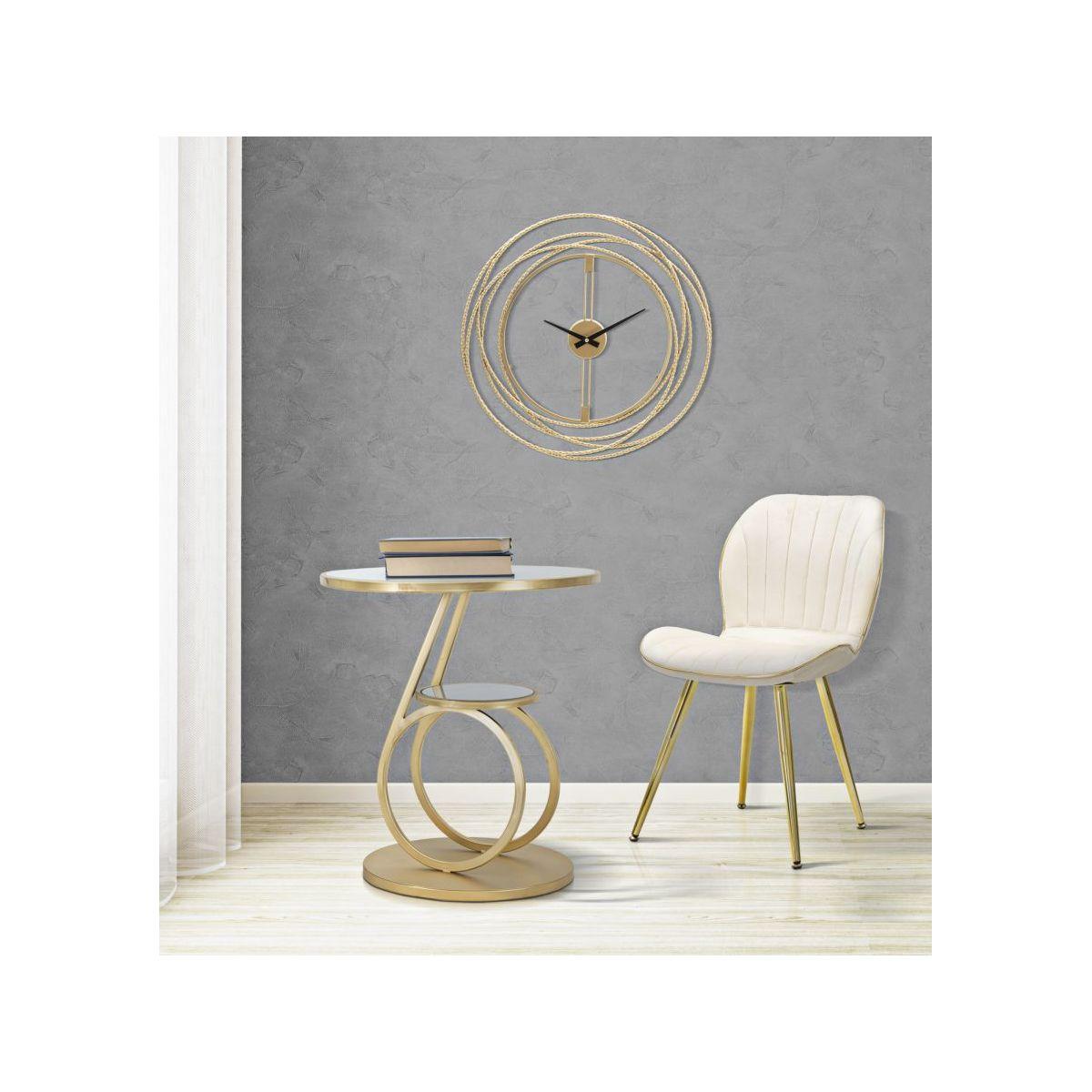 Orologio muro gold strips