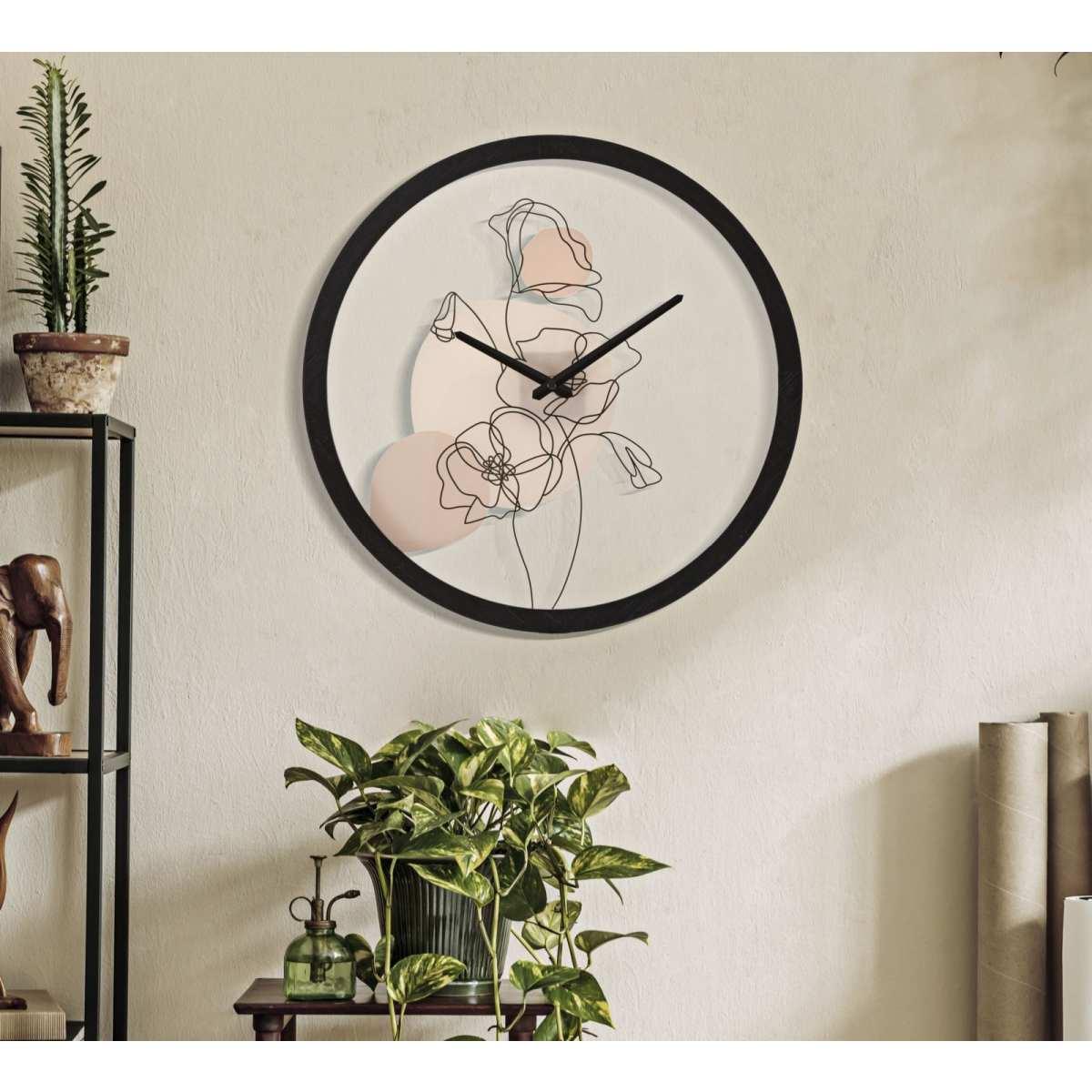 Orologio Muro Flower mod.B cm.ÃƒÂ˜40x3,5 | Mauro Ferretti