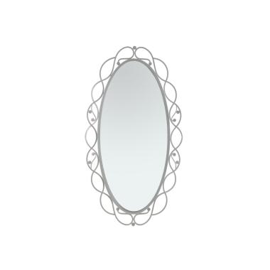 Specchio Oval Silver cm.60x2,5x110