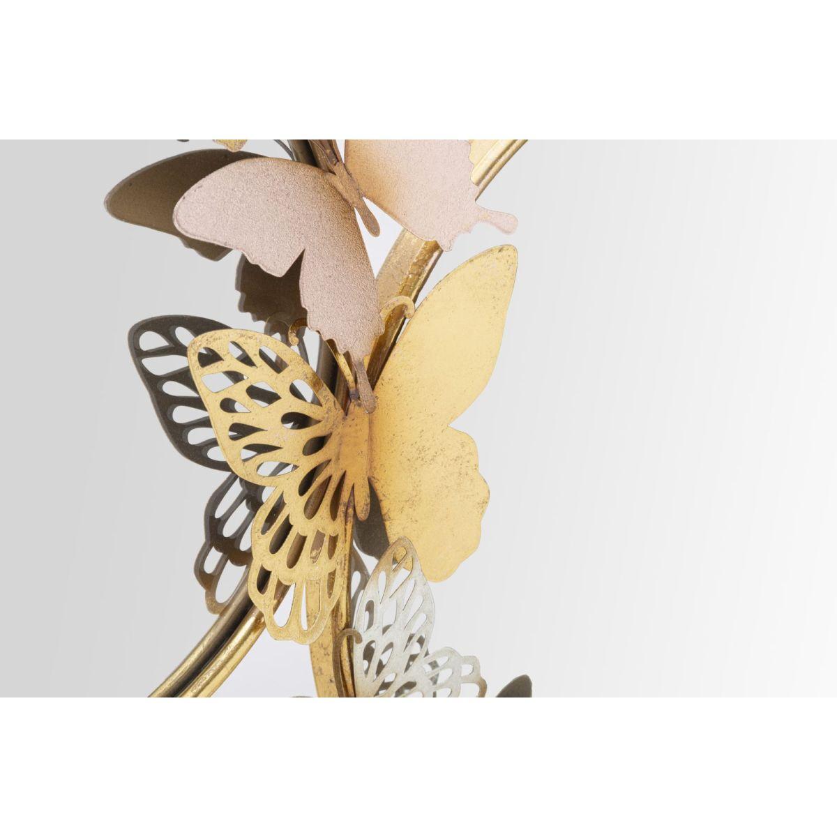 Specchio Da Muro Double Farfalle Pink Cm 81X3X52,5