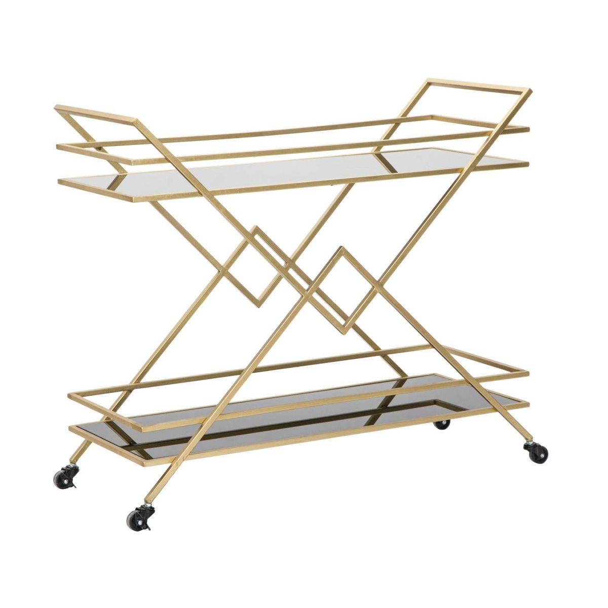 Carrello Glam Piramid cm.90x40x80 | Mauro Ferretti