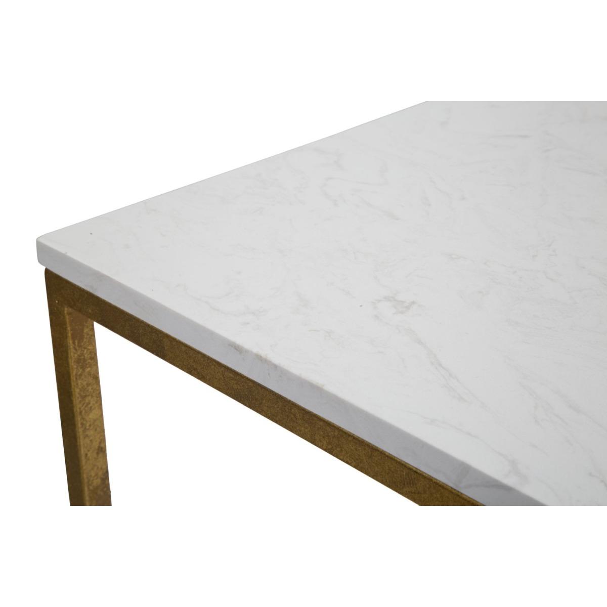 Tavolinetto Double Marble cm.47x47x60 | Mauro Ferretti