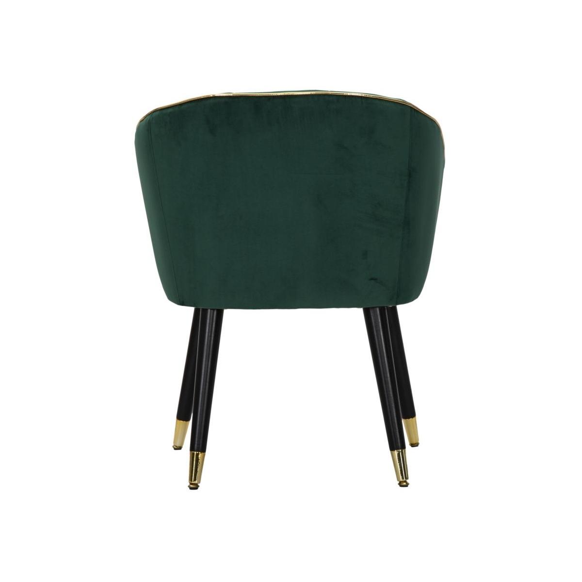 Poltrona Paris Verde/Gold cm.62x58x78 | Mauro Ferretti