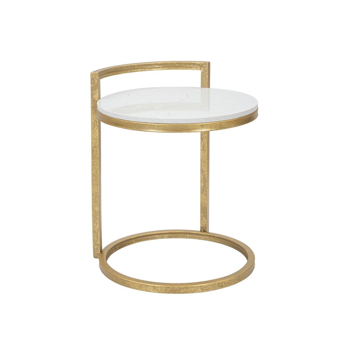 Tavolinetto Round Marble cm 40x43x50 | Mauro Ferretti