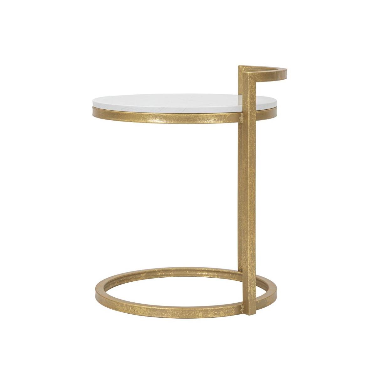 Tavolinetto Round Marble cm 40x43x50 | Mauro Ferretti