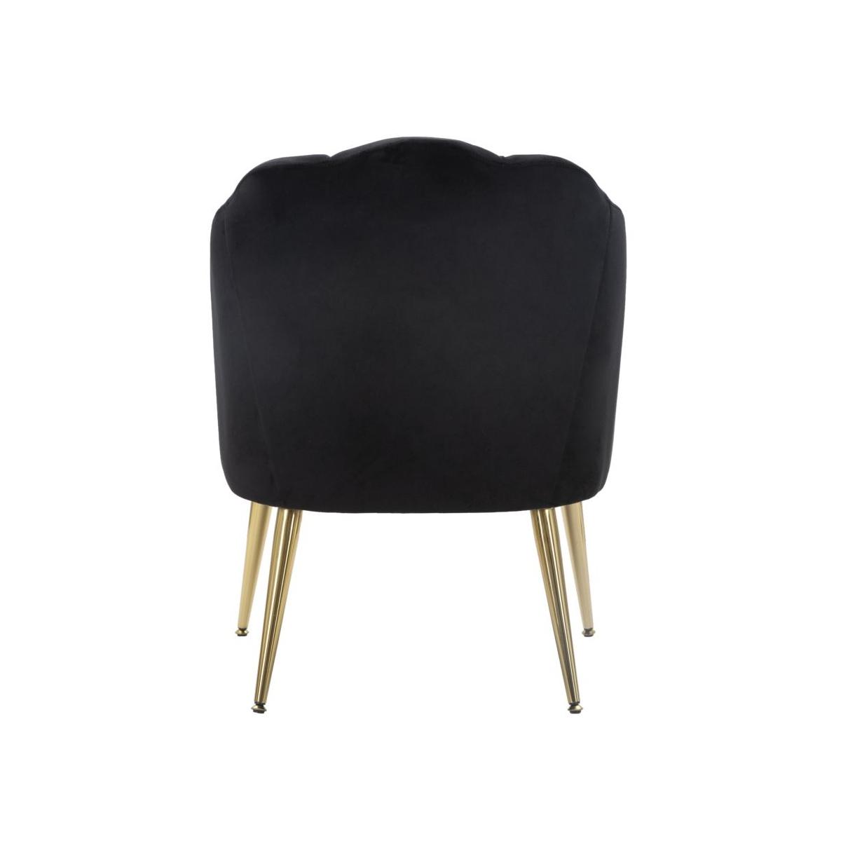 Poltrona Shell Nera cm.65x69x84 | Mauro Ferretti