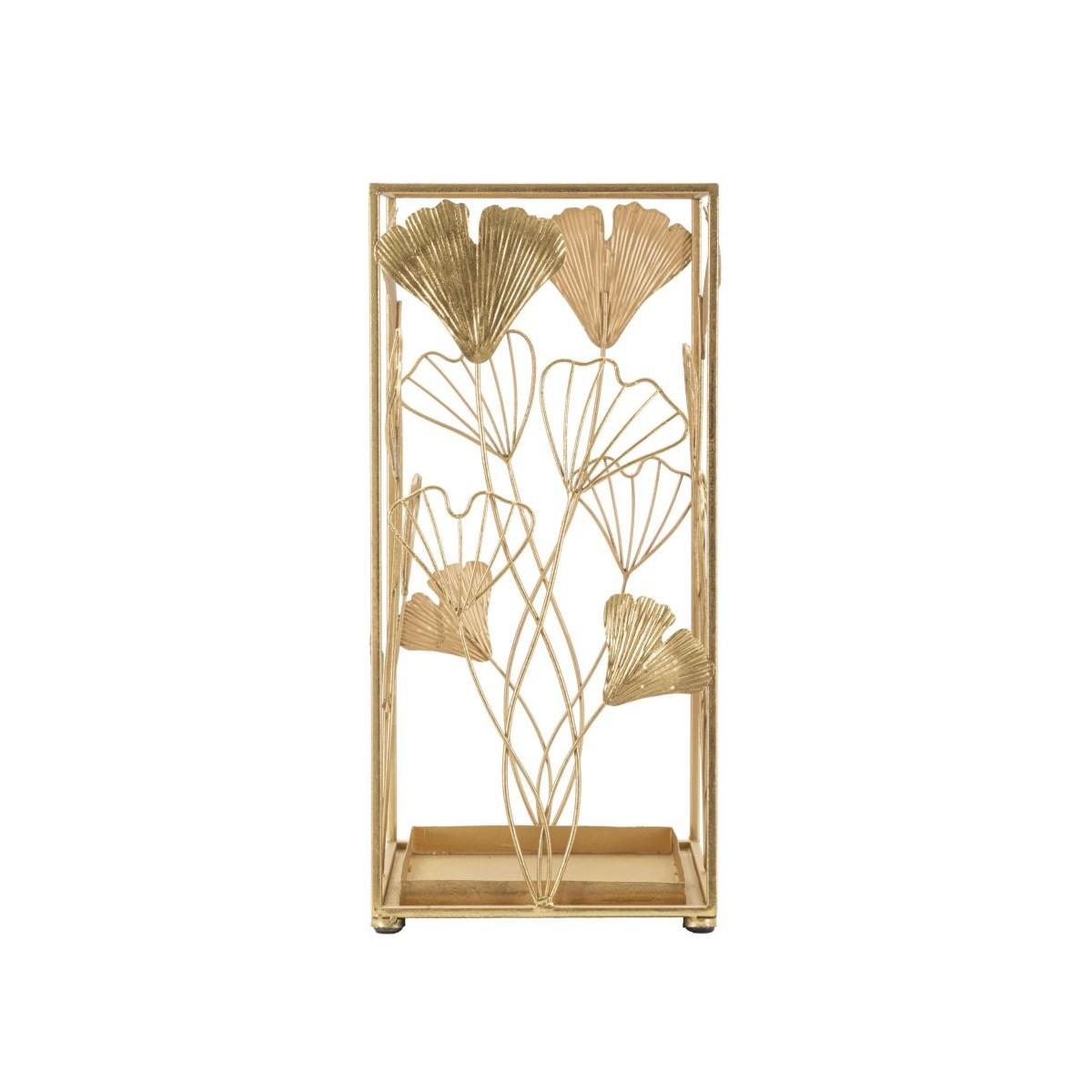 Porta Ombrelli Gold Leaf cm.22,5x22,5x48,5