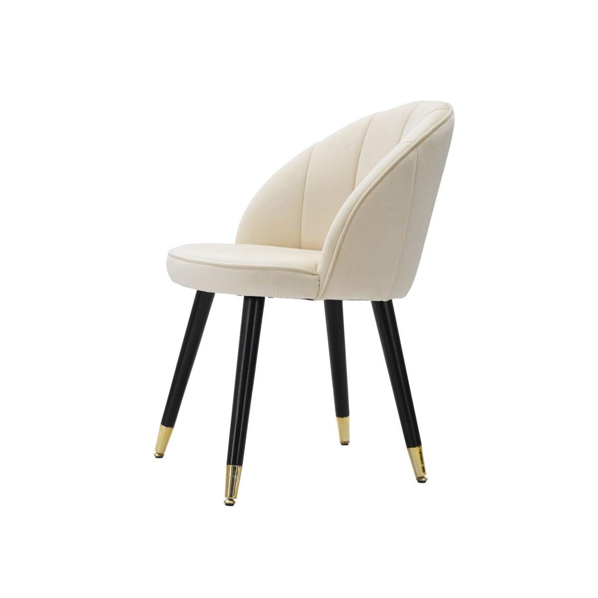 Sedia Loty Crema cm 57x58x80 | Mauro Ferretti