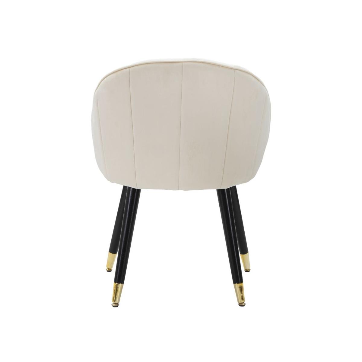 Sedia Loty Crema cm 57x58x80 | Mauro Ferretti