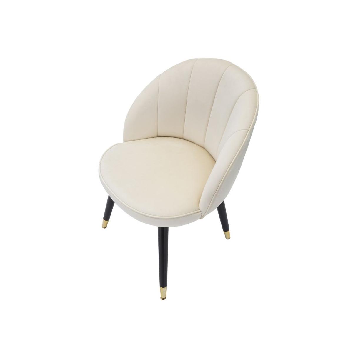 Sedia Loty Crema cm 57x58x80 | Mauro Ferretti