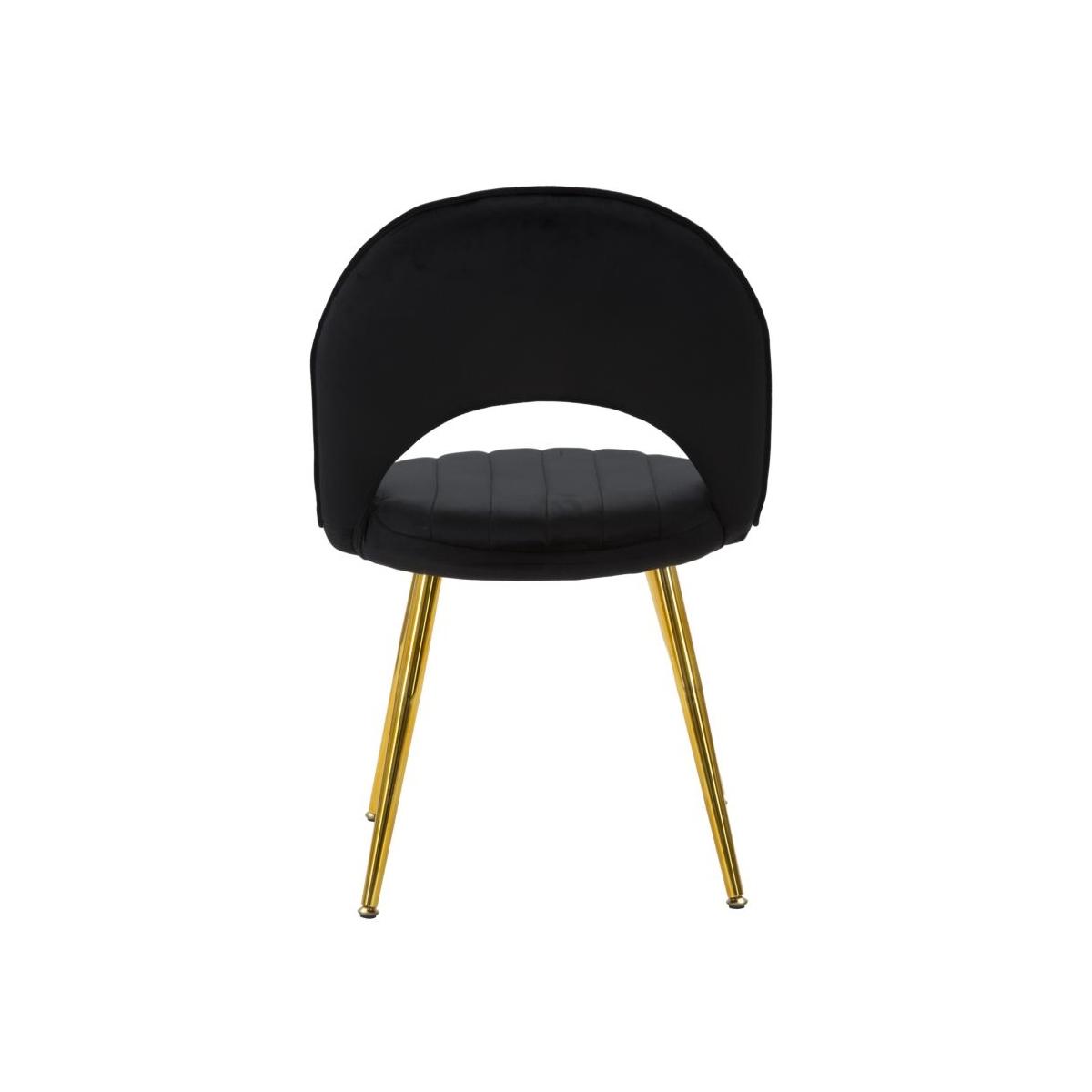 Sedia Flex Nera cm.52x48x78 Set 2Pz | Mauro Ferretti