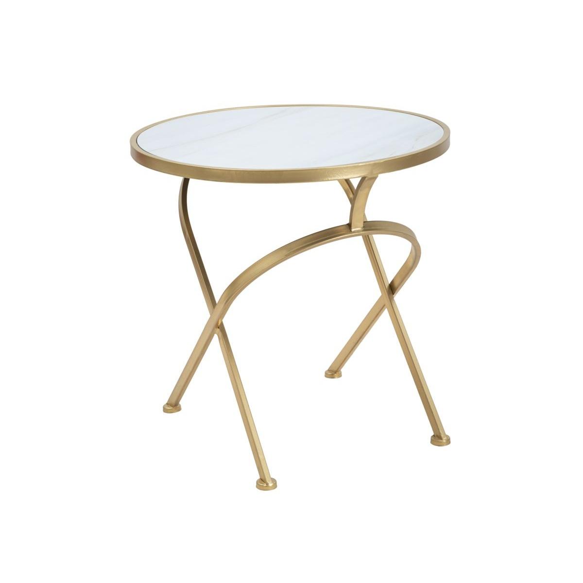 Tavolinetto Glam Mat cm.ÃƒÂ˜50,5x50 | Mauro Ferretti