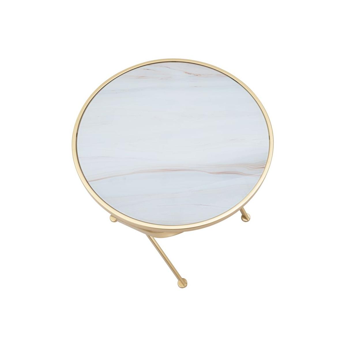 Tavolinetto Glam Mat cm.ÃƒÂ˜50,5x50 | Mauro Ferretti