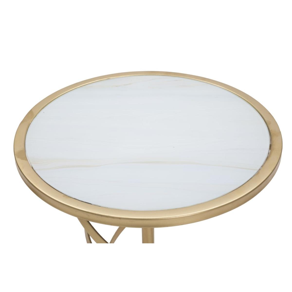 Tavolinetto Glam Spiral cm ÃƒÂ˜ 38x61,5 | Mauro Ferretti