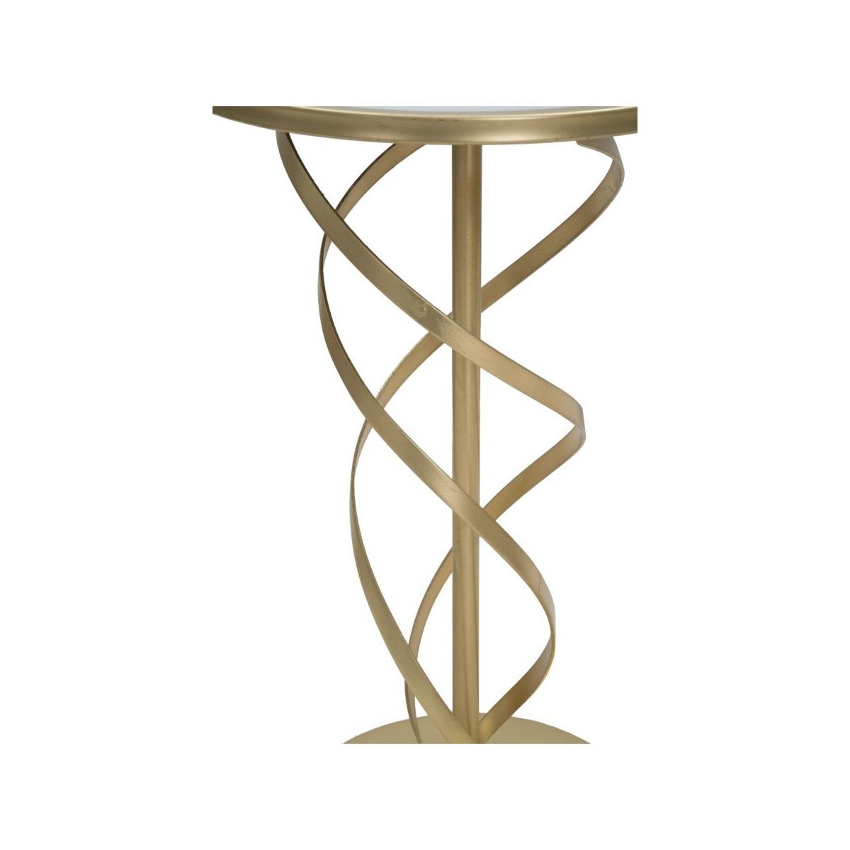 Tavolinetto Glam Spiral cm ÃƒÂ˜ 38x61,5 | Mauro Ferretti