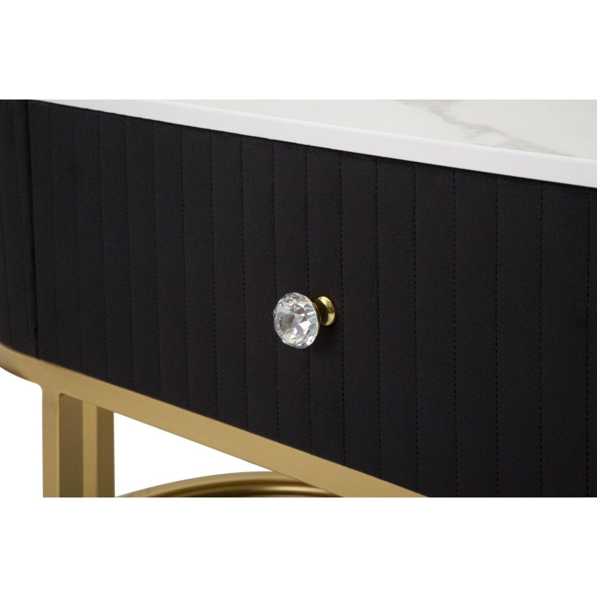 Porta Tv Montpellier Nero cm.150x42x45 | Mauro Ferretti