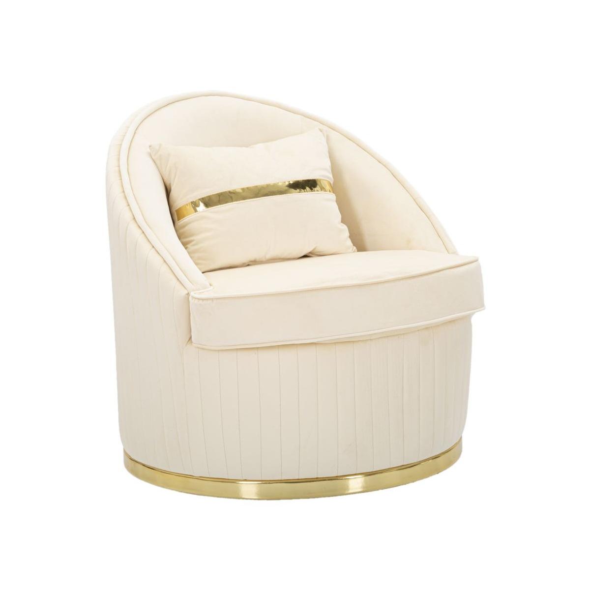 Poltrona Space Plus Crema cm.ÃƒÂ˜75x80 | Mauro Ferretti