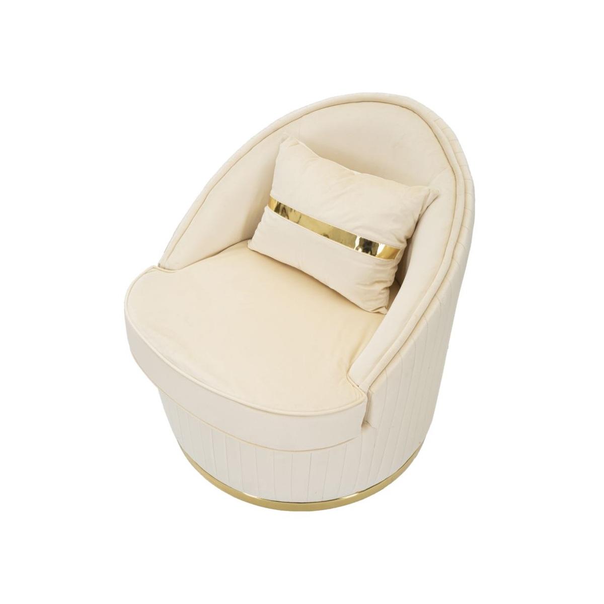 Poltrona Space Plus Crema cm.ÃƒÂ˜75x80 | Mauro Ferretti