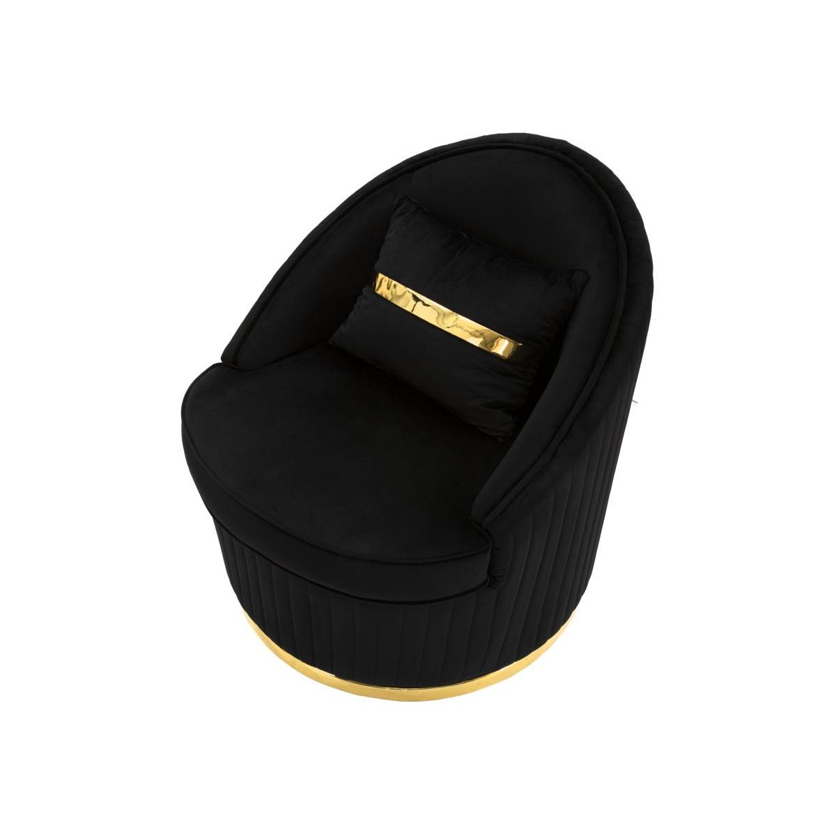 Poltrona Space Plus Nera cm.ÃƒÂ˜75x80 | Mauro Ferretti