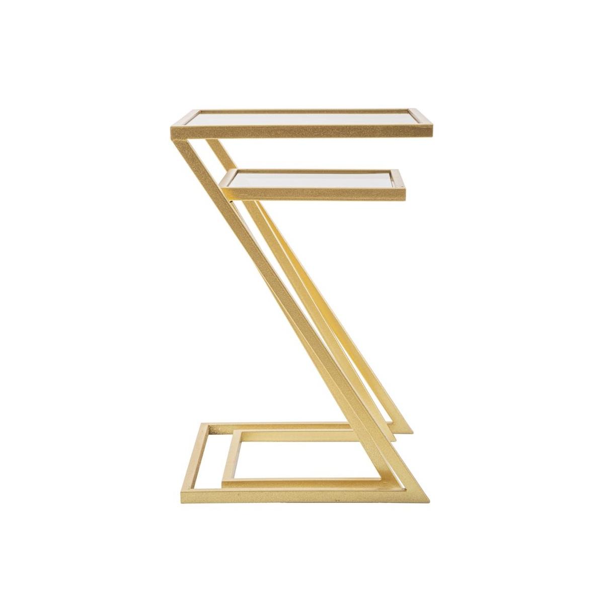 Tavolinetti Z Coppia cm.40x40x60-30x30x50 | Mauro Ferretti