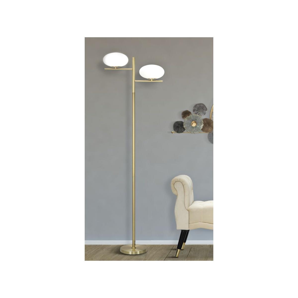 Lampada Terra Oval Glamy cm.51x24x180 |Mauro Ferretti