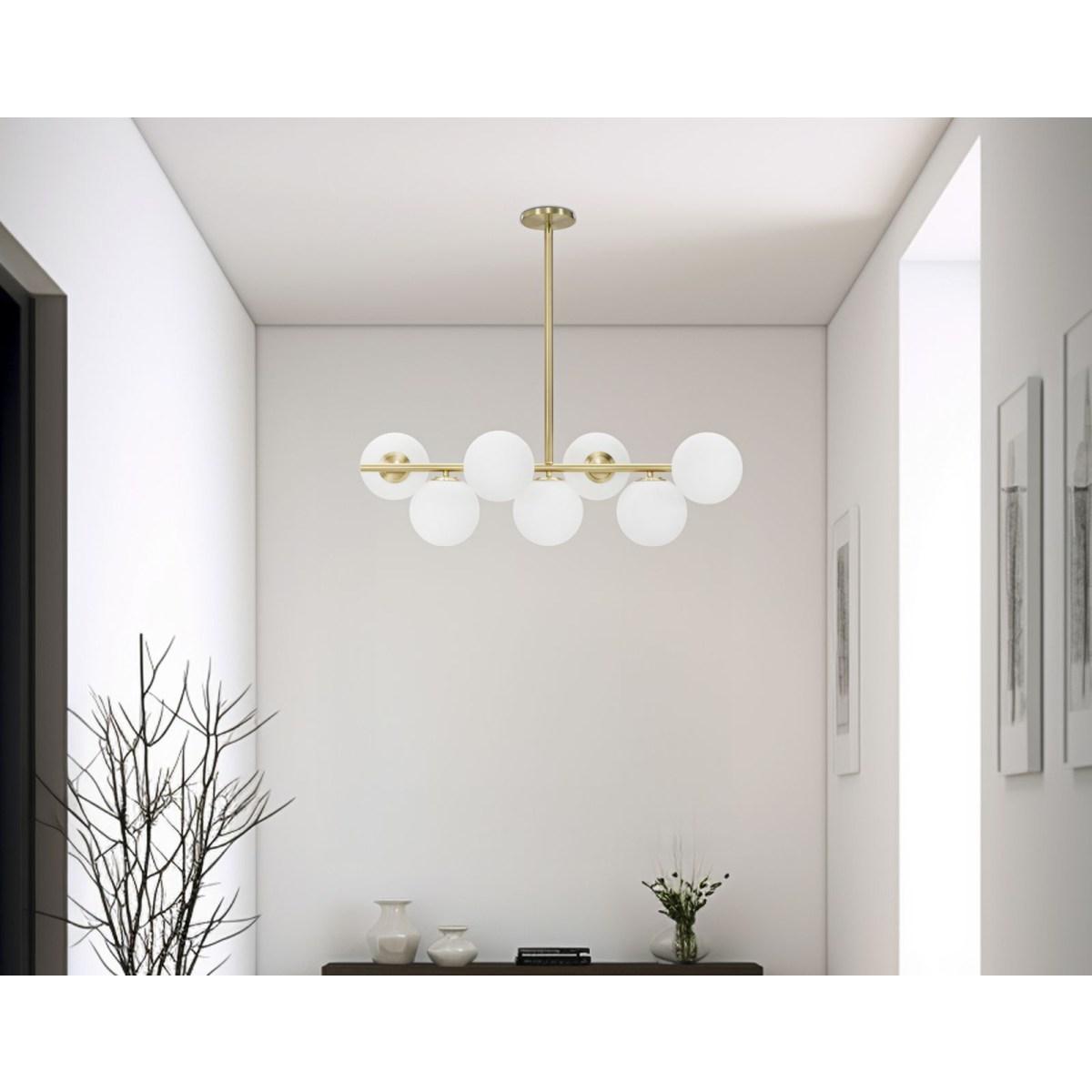 Lampadario Glamy 7 Luci cm.81x30x74 |Mauro Ferretti