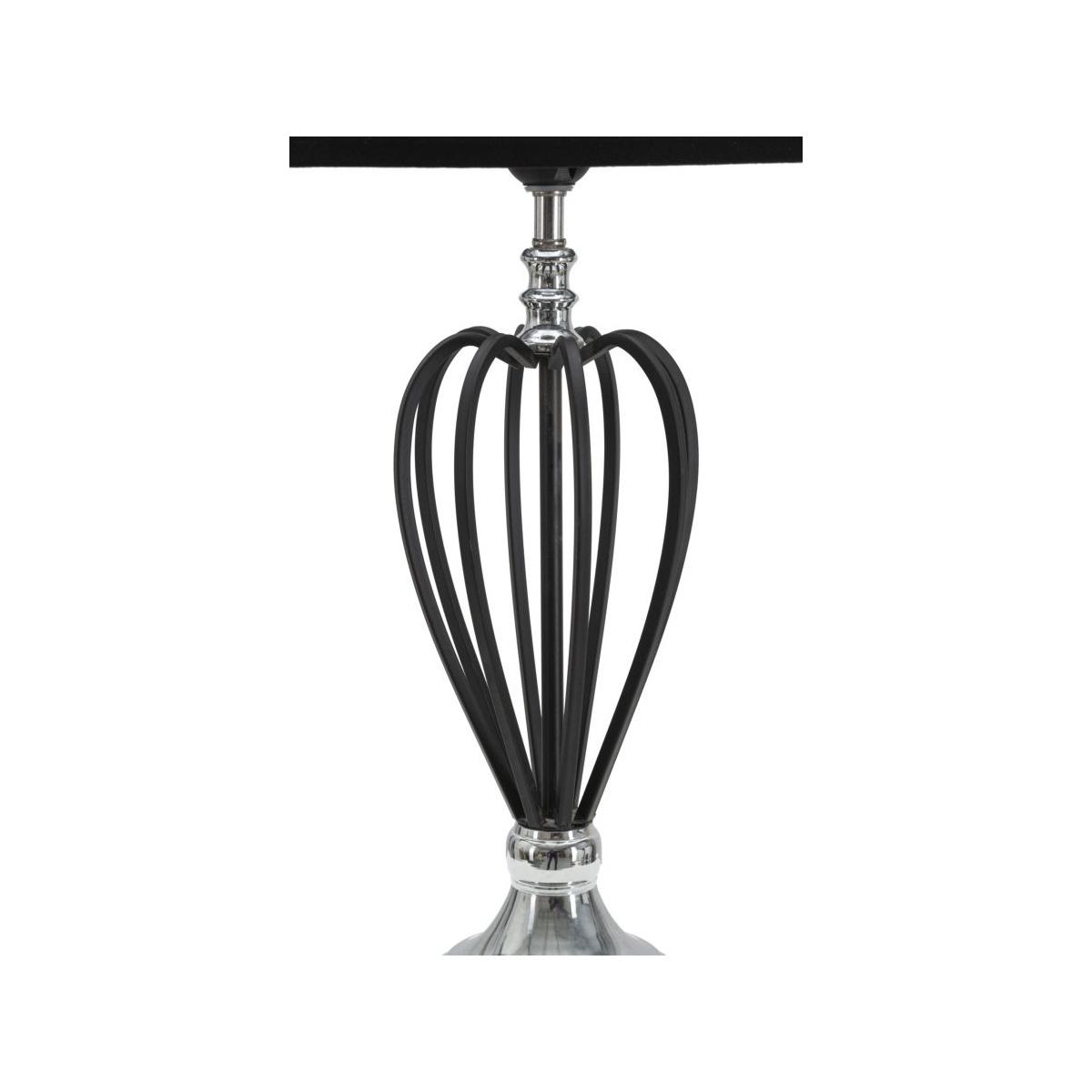 Lampada da Tavolo Darky Silver cm.ÃƒÂ˜28x56 | Mauro Ferretti