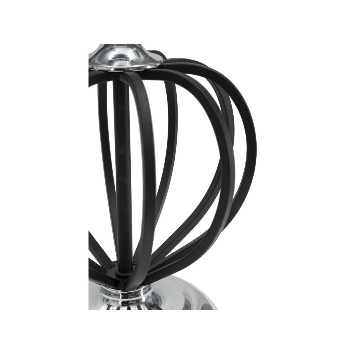 Lampada da Tavolo Darky Silver cm.ÃƒÂ˜28x44,5 | Mauro Ferretti