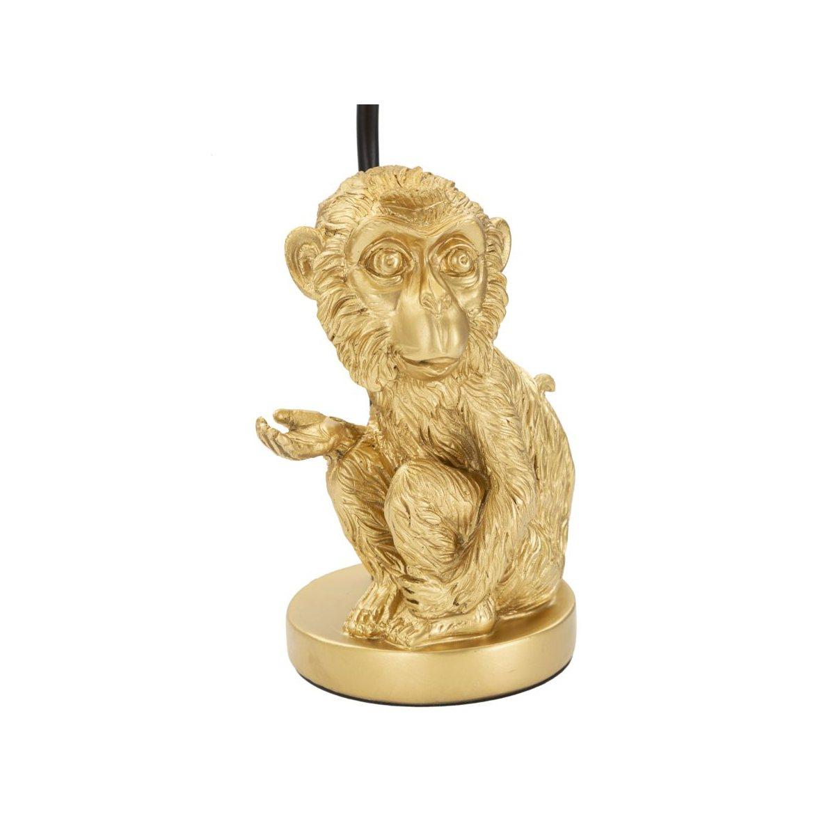 Lampada Tavolo Scultura Scimmia Seduta cm.ÃƒÂ˜20x51,5 | Mauro Ferretti