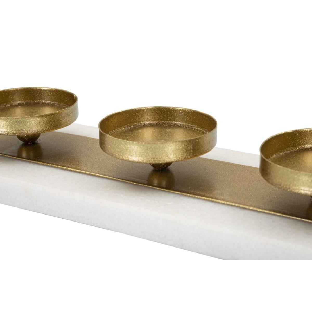 Portacandela Marble cm.40x10x5 | Mauro Ferretti