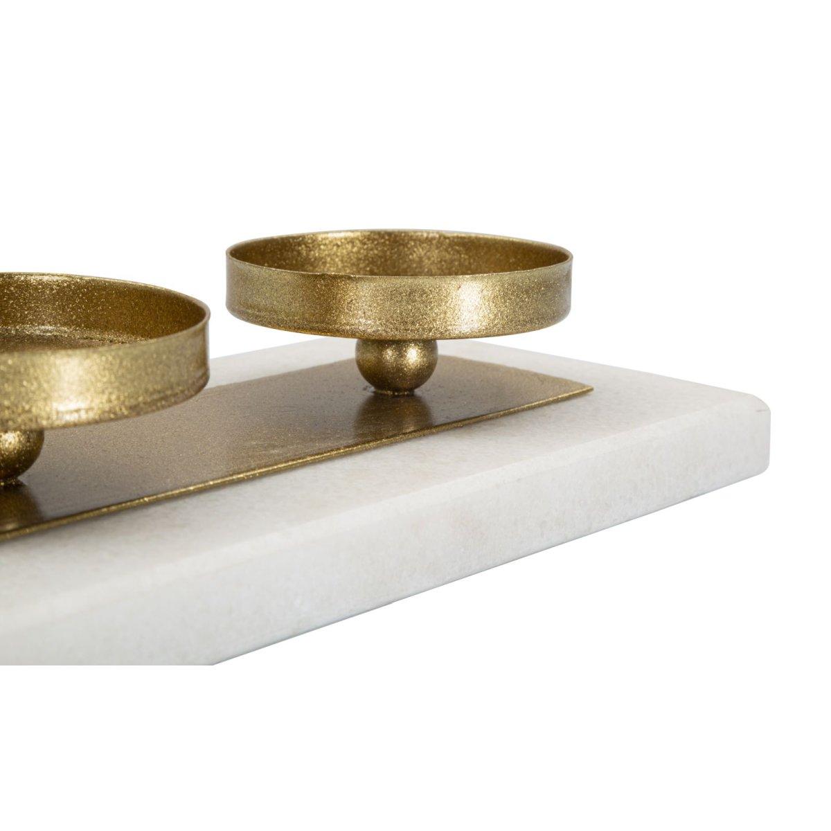 Portacandela Marble cm.40x10x5 | Mauro Ferretti