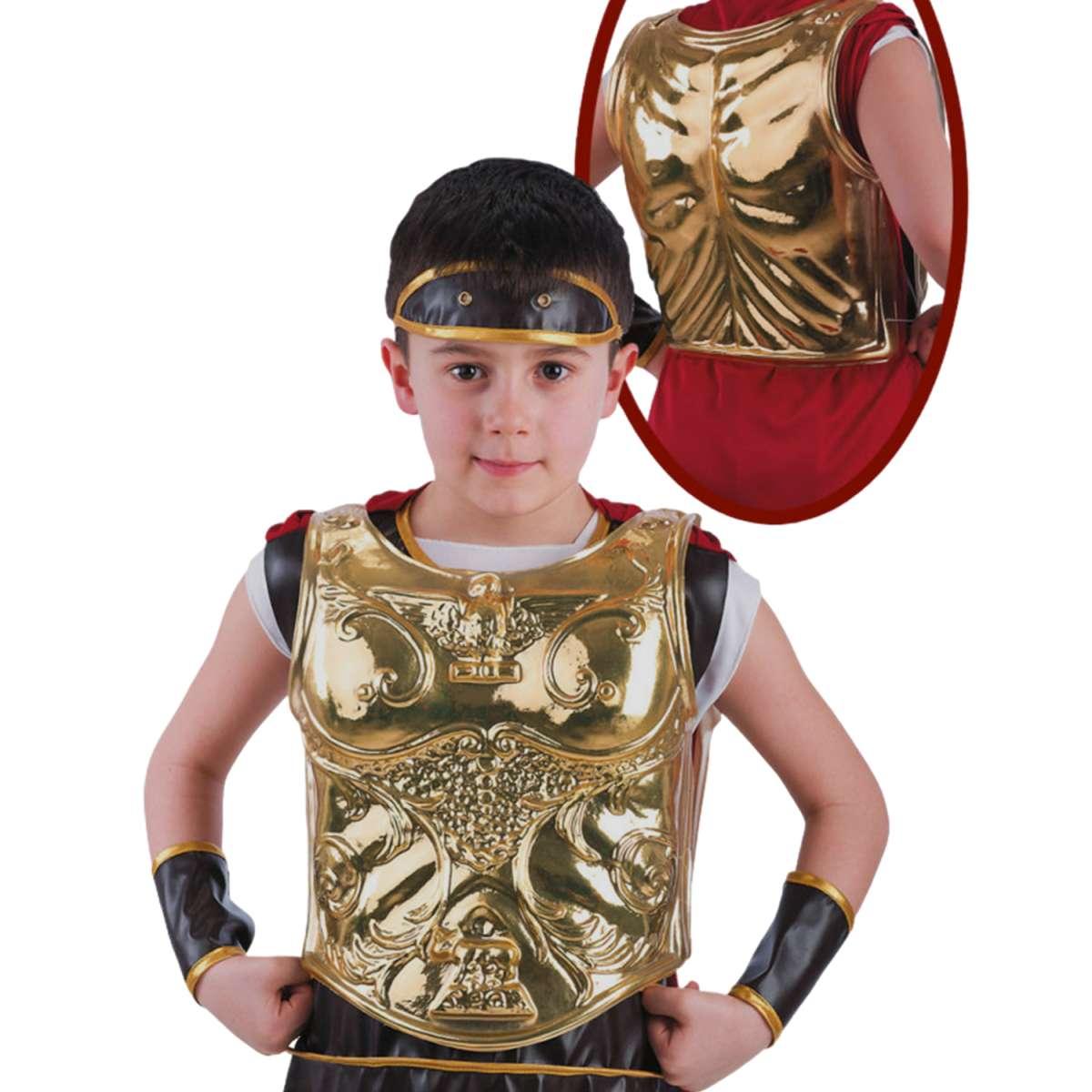 Corazza Romana Bimbo Oro con Schienale cm.38x30 |Carnival Toys