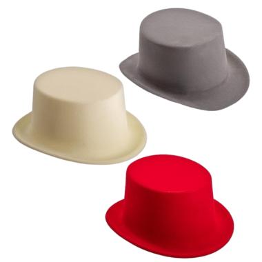 Cappello Cilindro Scamosciato Disponibile 3 Colori