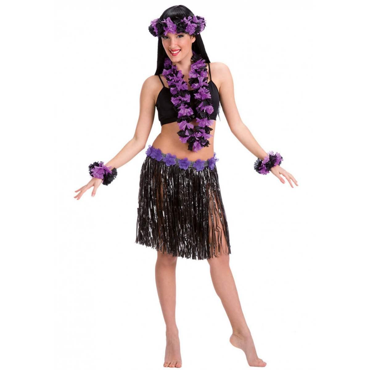 Gonna cm.45 Hawaii Nylon Nera |Carnival Toys