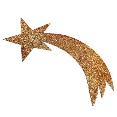 Stella Cometa Oro Glitter cm.24x9