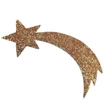 Stella Cometa Oro Glitter cm.15X6