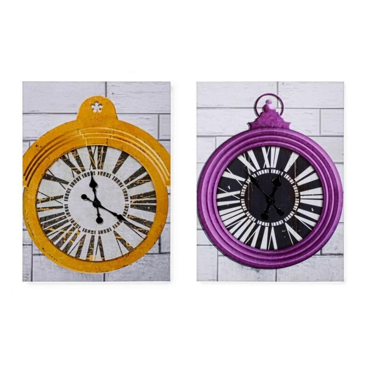 Orologio Parete S-Tela Assortito 2 Modelli 50x70 | Bizzotto