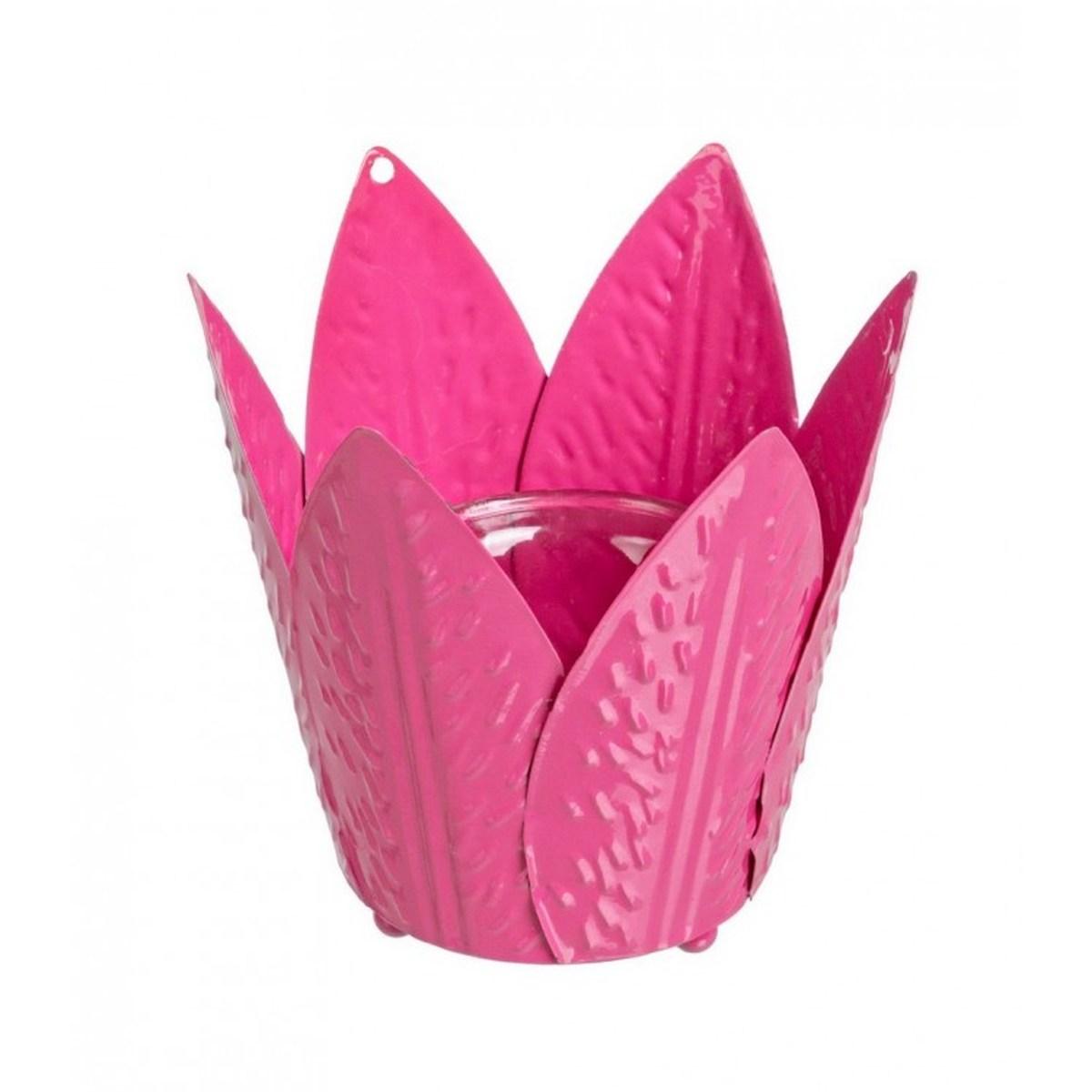 Portacandela Bud Fuxia | Bizzotto