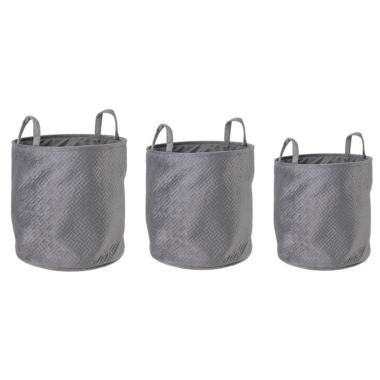 Portaoggetti Set pz.3 2 Manici Averill To Grigio | Bizzotto